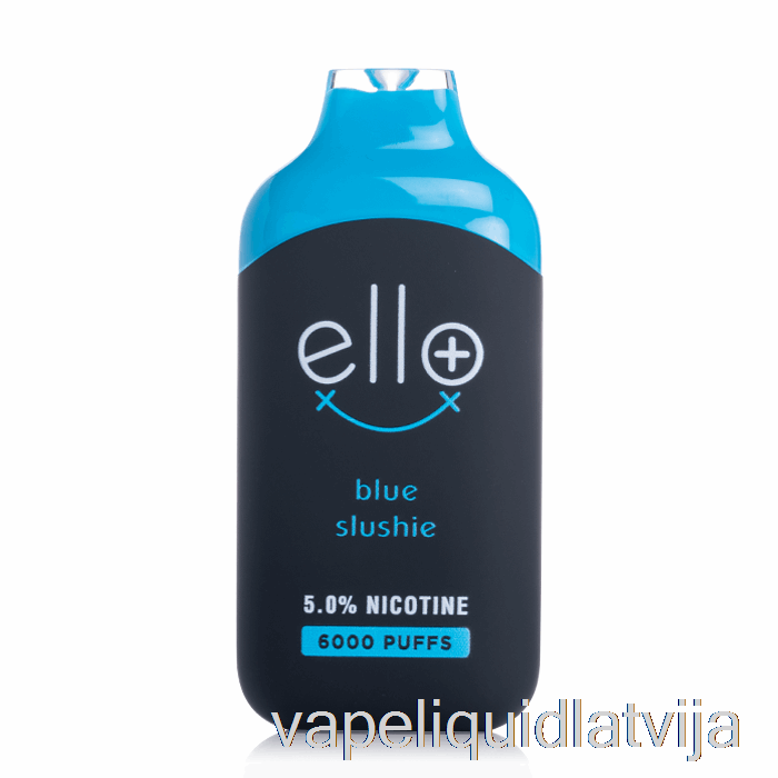 Blvk Ello Plus 6000 Vienreizējās Lietošanas Blue Slushie Ice Vape šķidrums